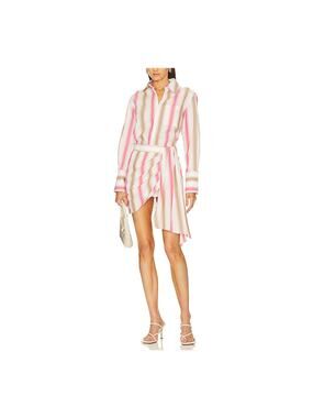 arcello mini dress Marcello Hourglass Mini Dress In Orchid White